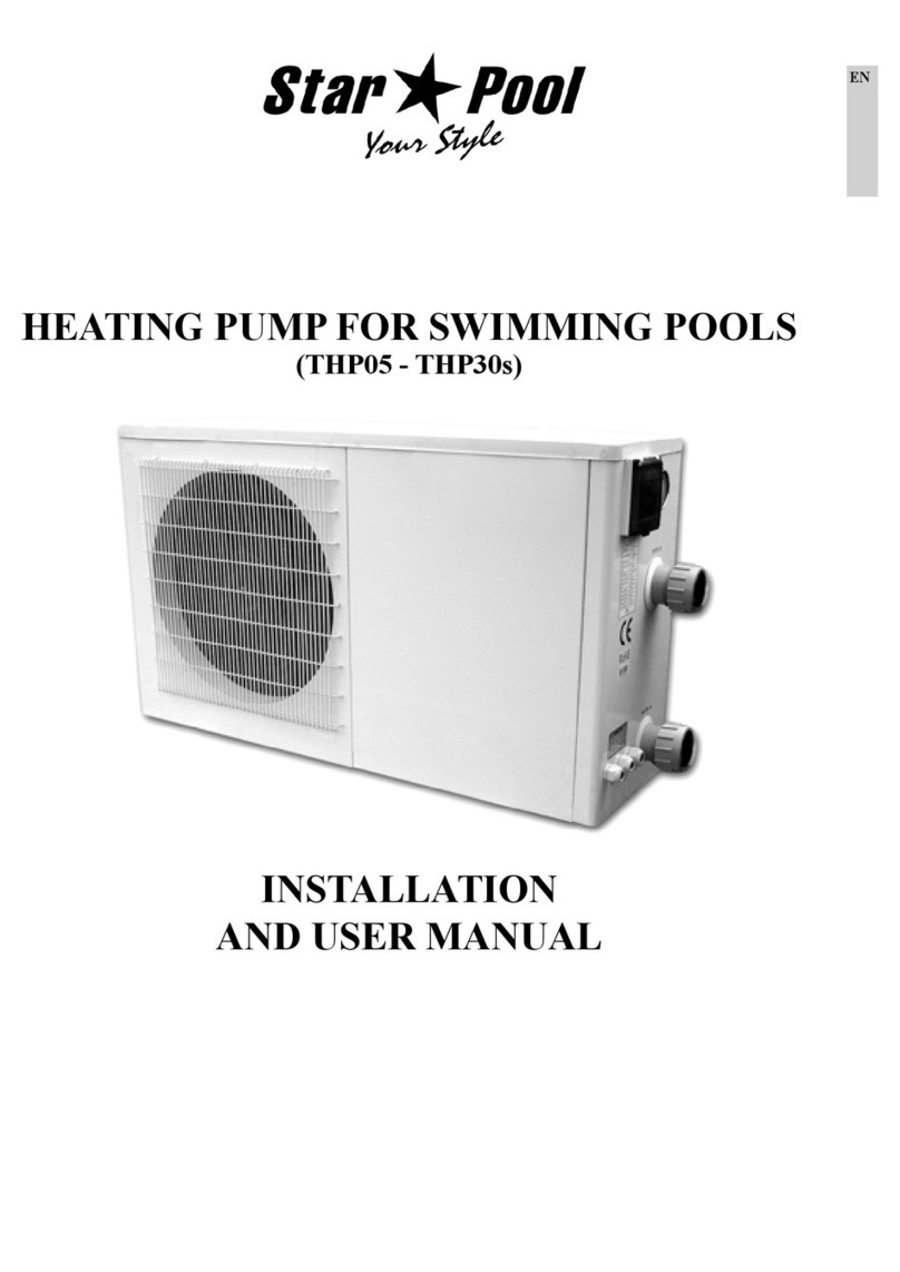 Star Pool THP05 Installation and user manual