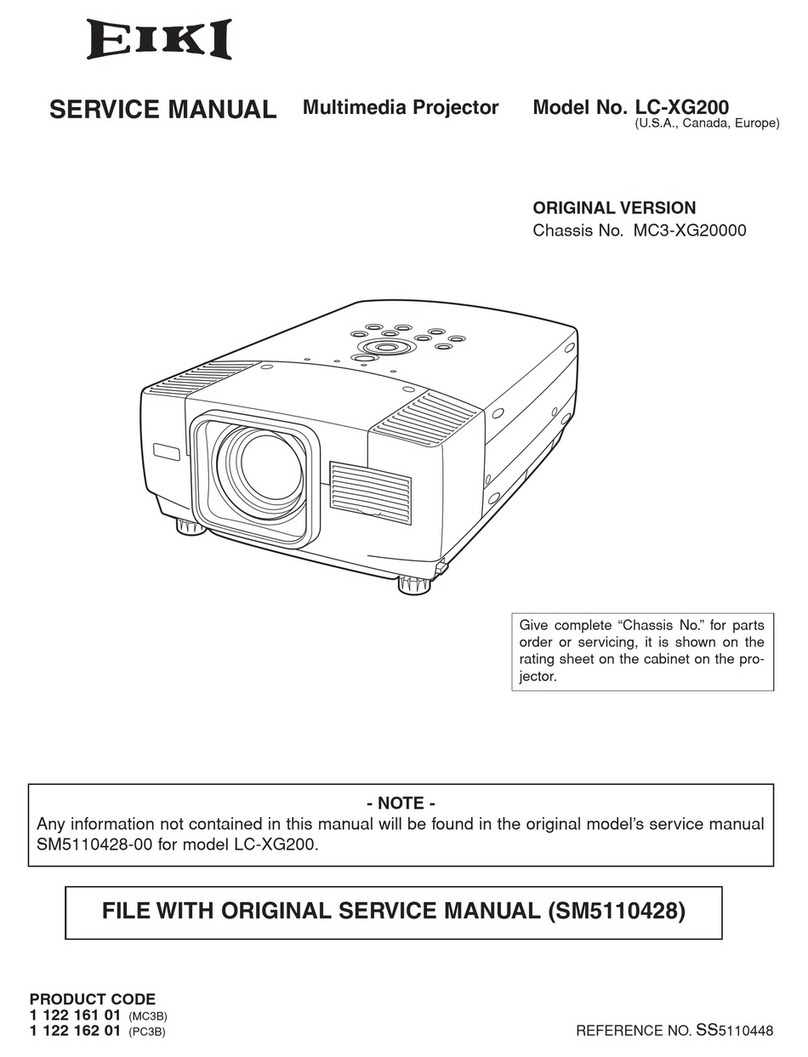Eiki LC-XG200 User manual