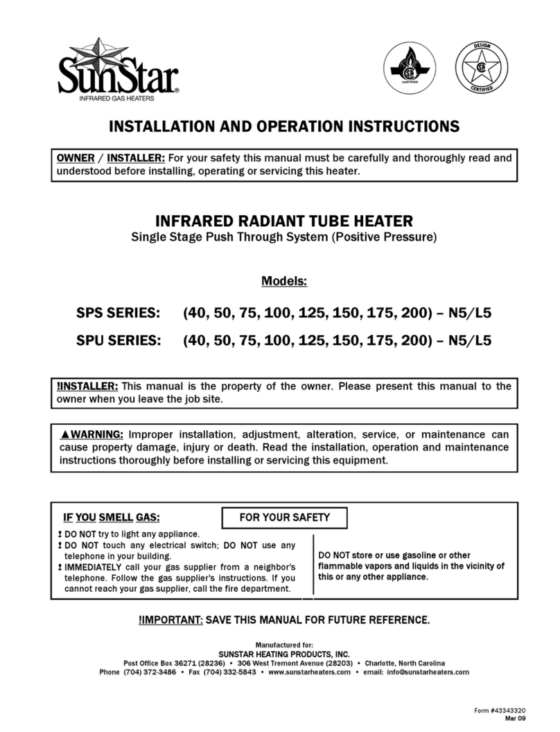 SunStar SPS 40-N5 Installation and operation instructions SunStar SPS 40-N5 Installation and operation instructions
