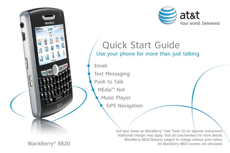 Blackbe;rry 8820 SMARTPHONE User manual