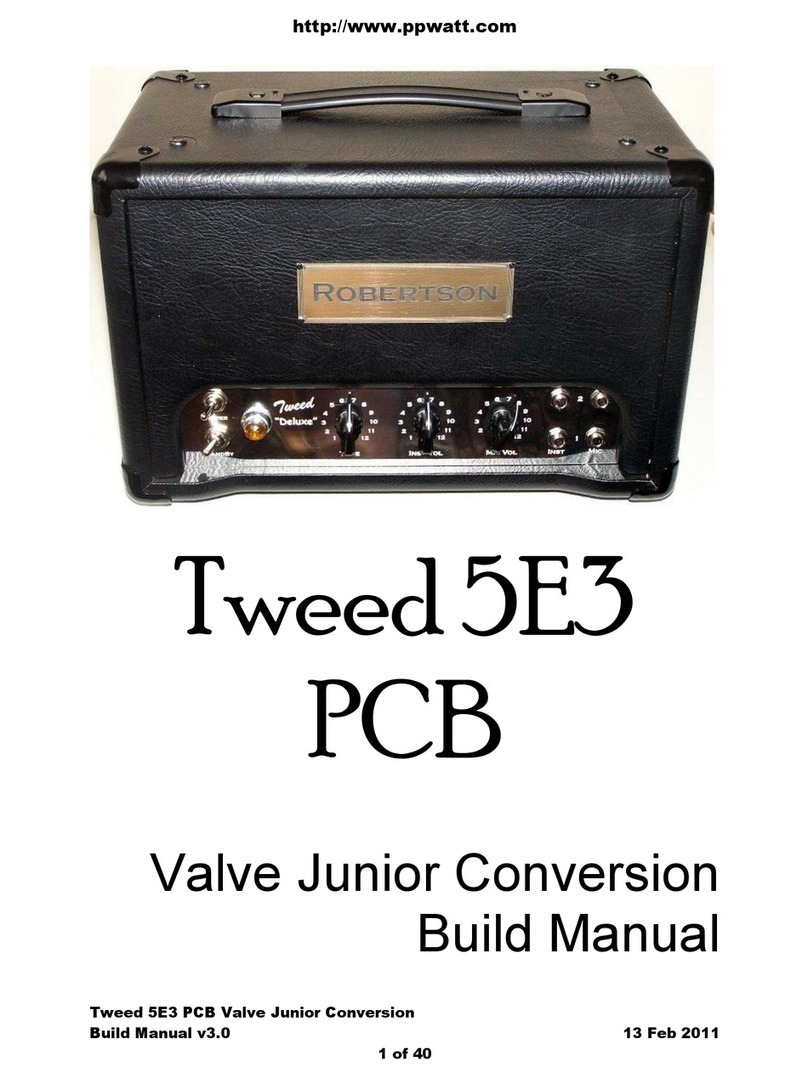 Robertson Tweed 5E3 PCB Build manual