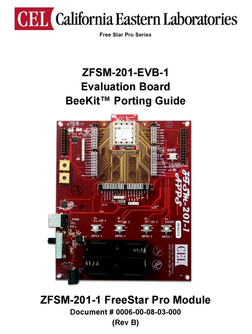 CEL ZFSM-201-EVB-1 Porting guide