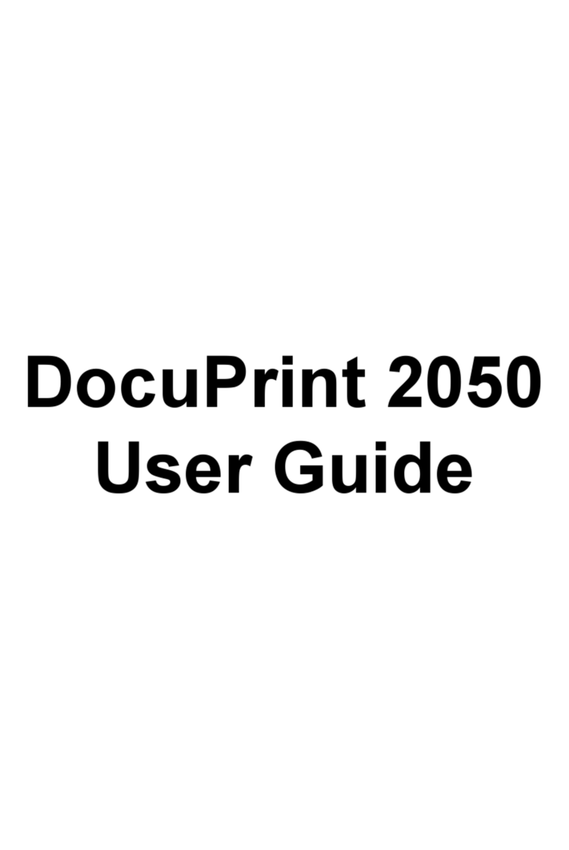 Fuji Xerox DocuPrint 2050 user guide