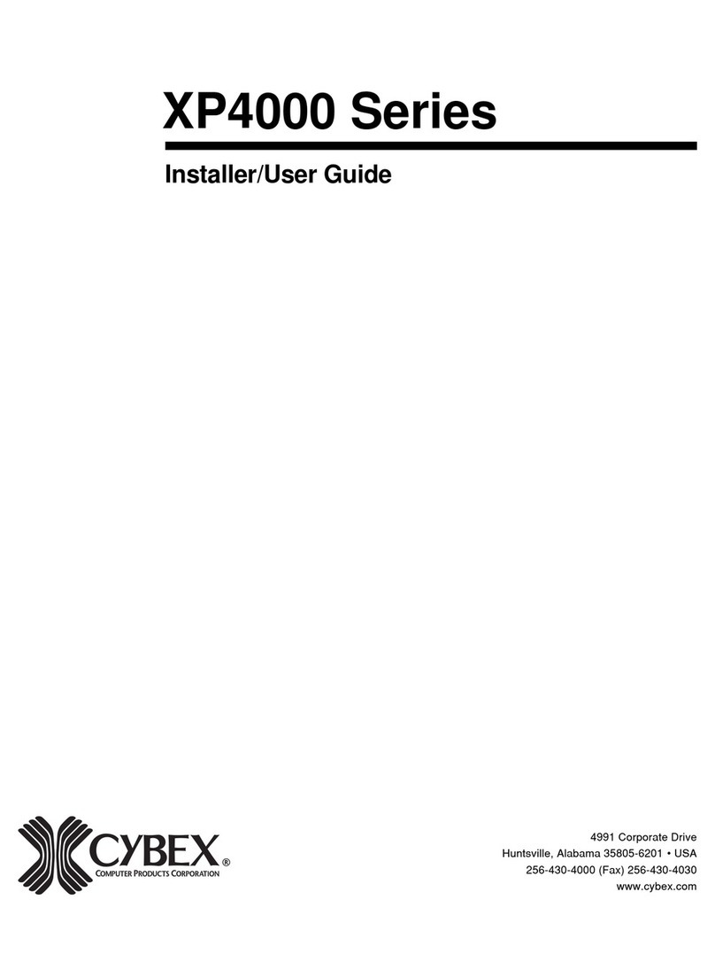 CYBEX XP4040 Installation and maintenance instructions
