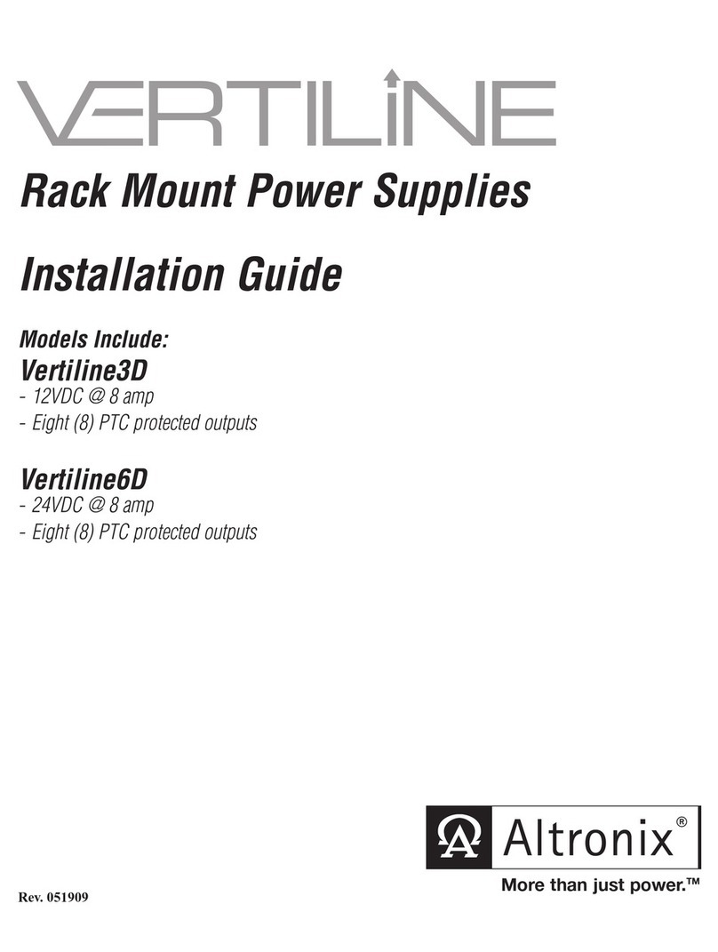 Altronix Vertiline3D User manual
