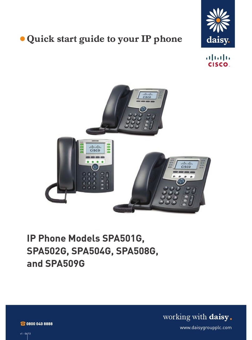 Cisco IP 7960, SPA 501G User manual