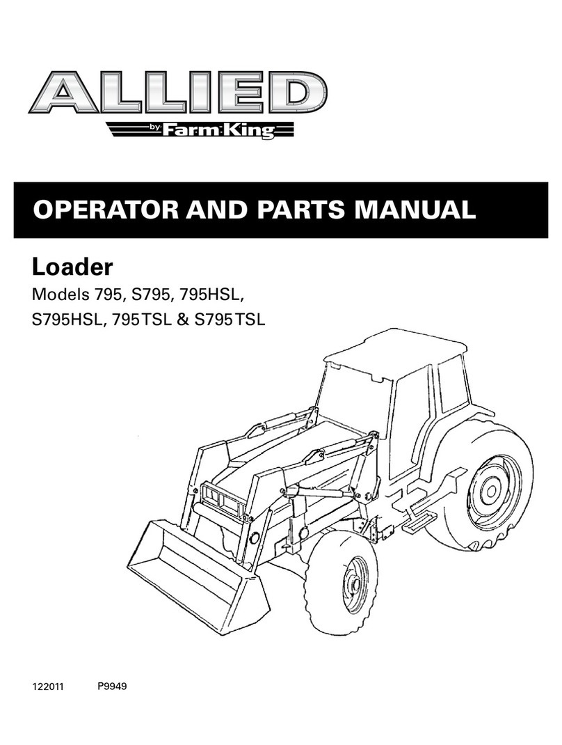 Allied 795 TSL Operator and parts manual