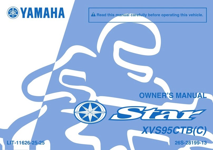 Yamaha XVS95CTB owner's manual