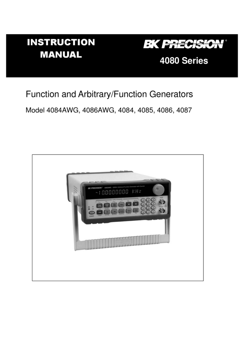 B+K precision 4084AWG instruction manual