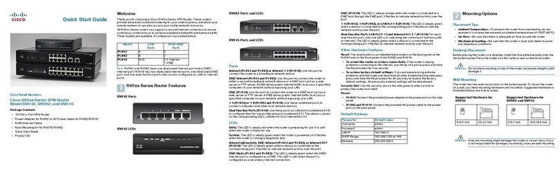 Cisco RV042 - Small Business Dual WAN VPN Router User manual