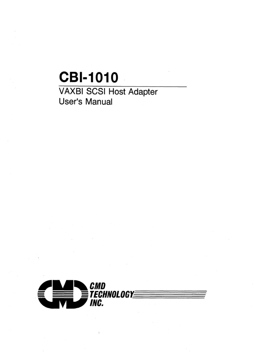 CMD CBI-1010 User manual