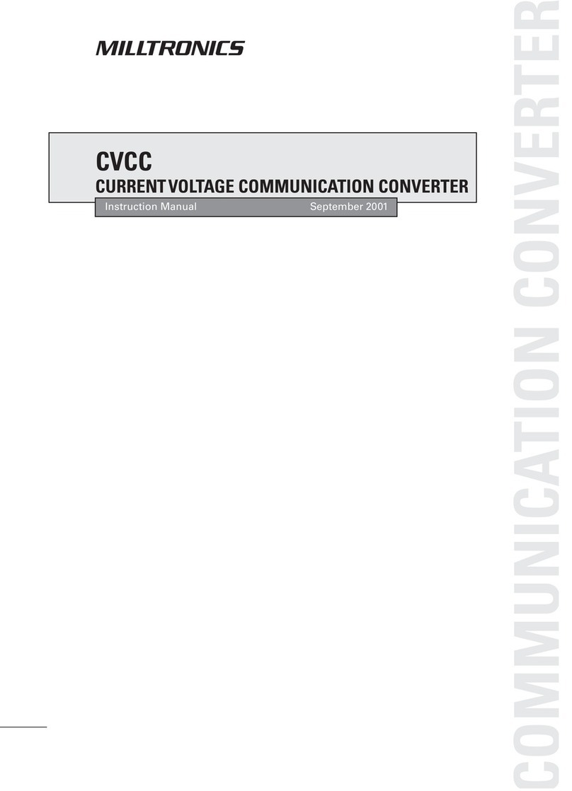 Milltronics CVCC instruction manual