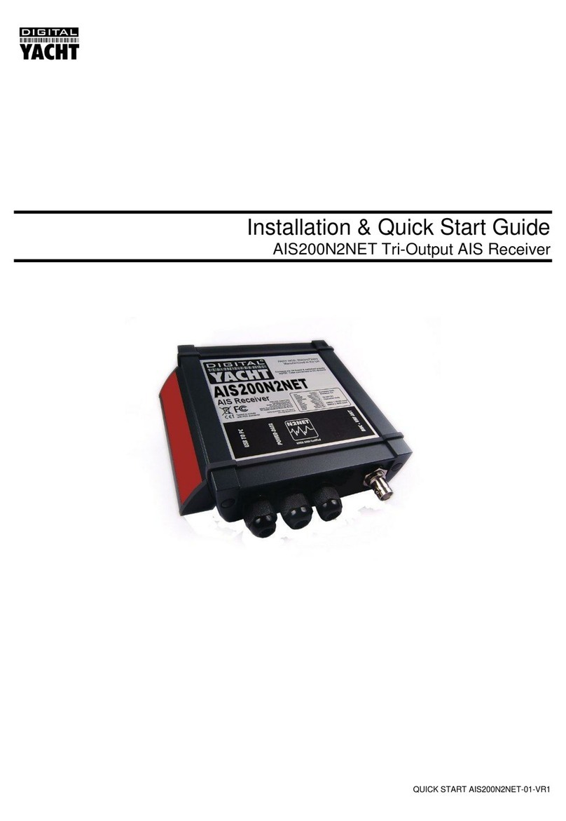 DIGITAL YACHT AIS200N2NET Installation & quick start guide