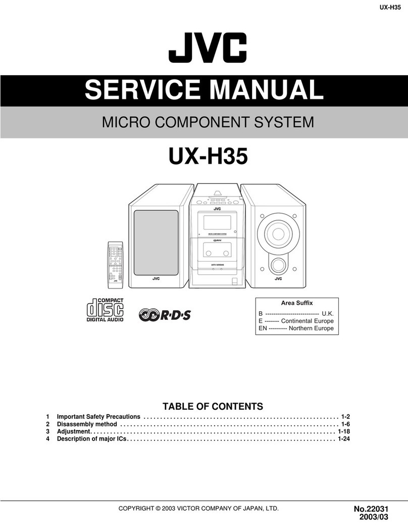 JVC UX-H35 User manual