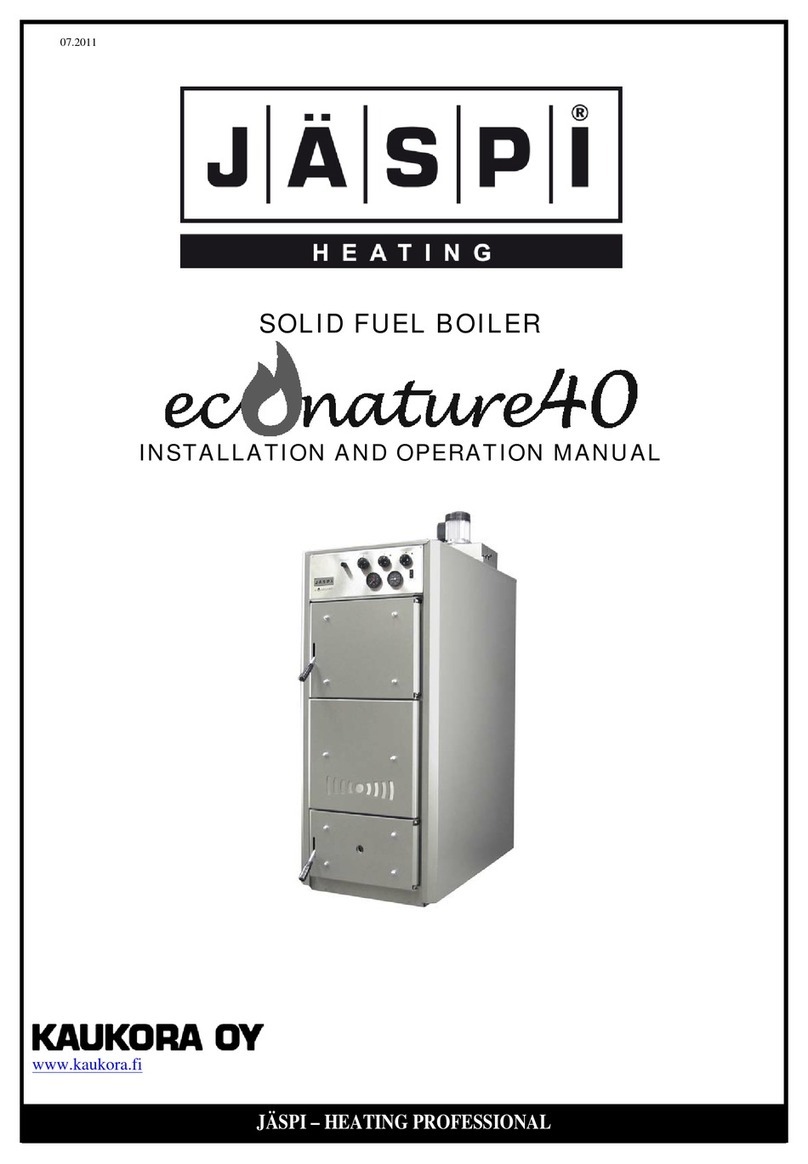 Jaspi Econature40 Installation and operation manual
