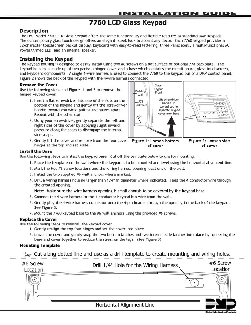 DMP Electronics 7760 User manual DMP Electronics 7760 User manual