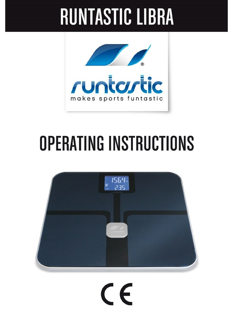 Runtastic LIBRA operating instructions