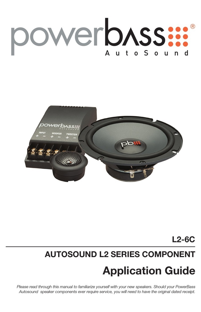 Power bass L2-6C Application guide