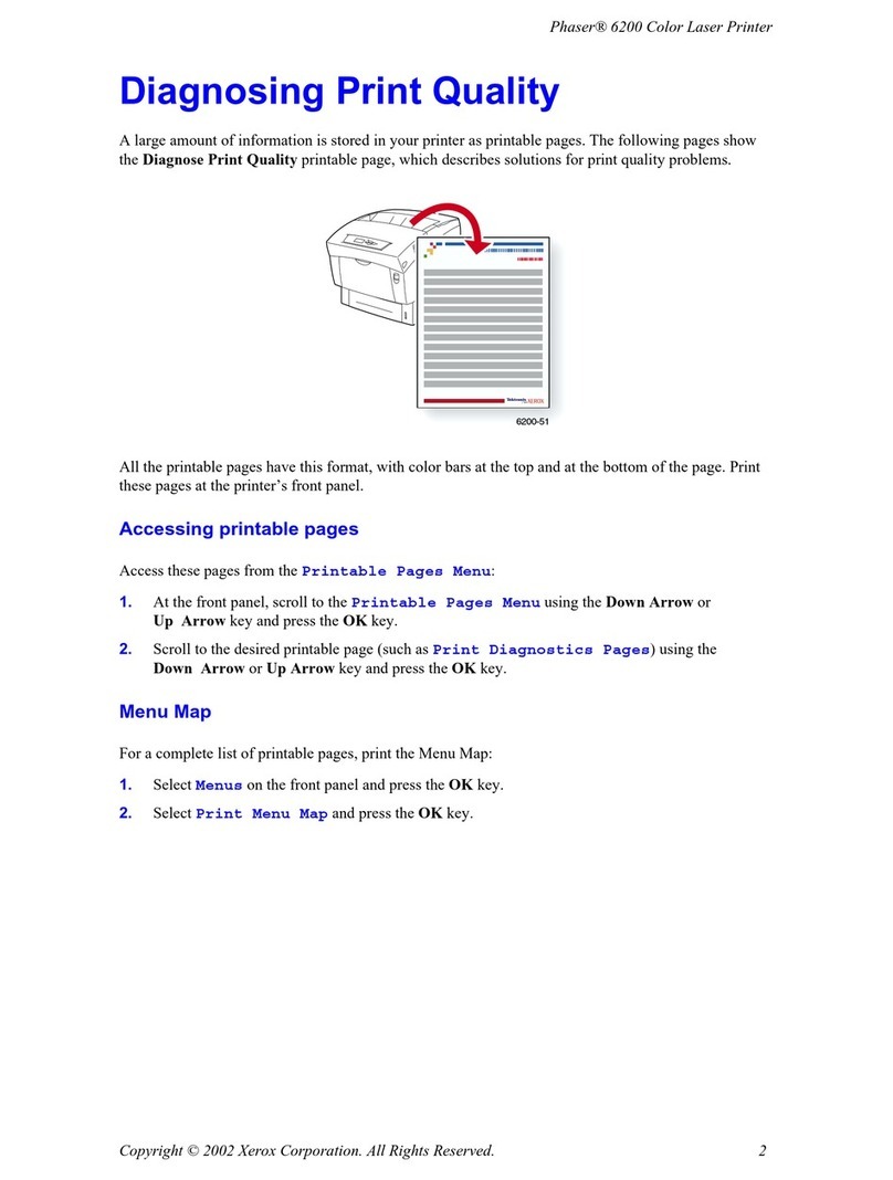 Xerox Phaser 6200 Instruction and safety manual Xerox Phaser 6200 Instruction and safety manual