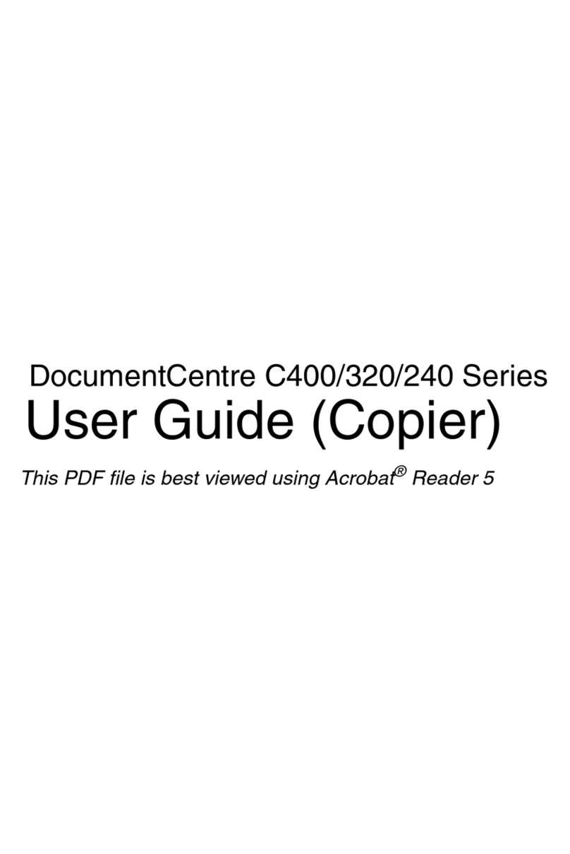 Fuji Xerox DocumentCentre C400 Series User manual Fuji Xerox DocumentCentre C400 Series User manual