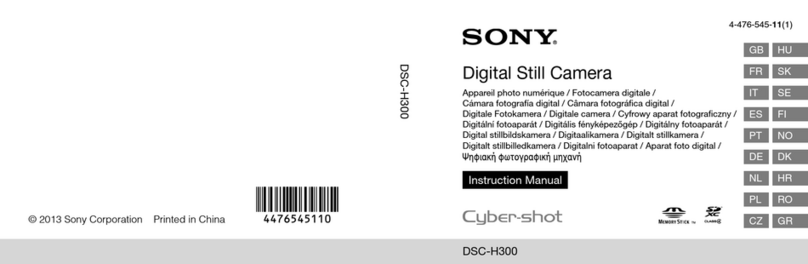 Sony DSC-H300 User manual