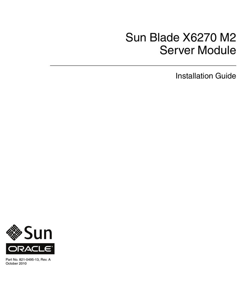 Sun Microsystems Blade X6270 M2 installation guide