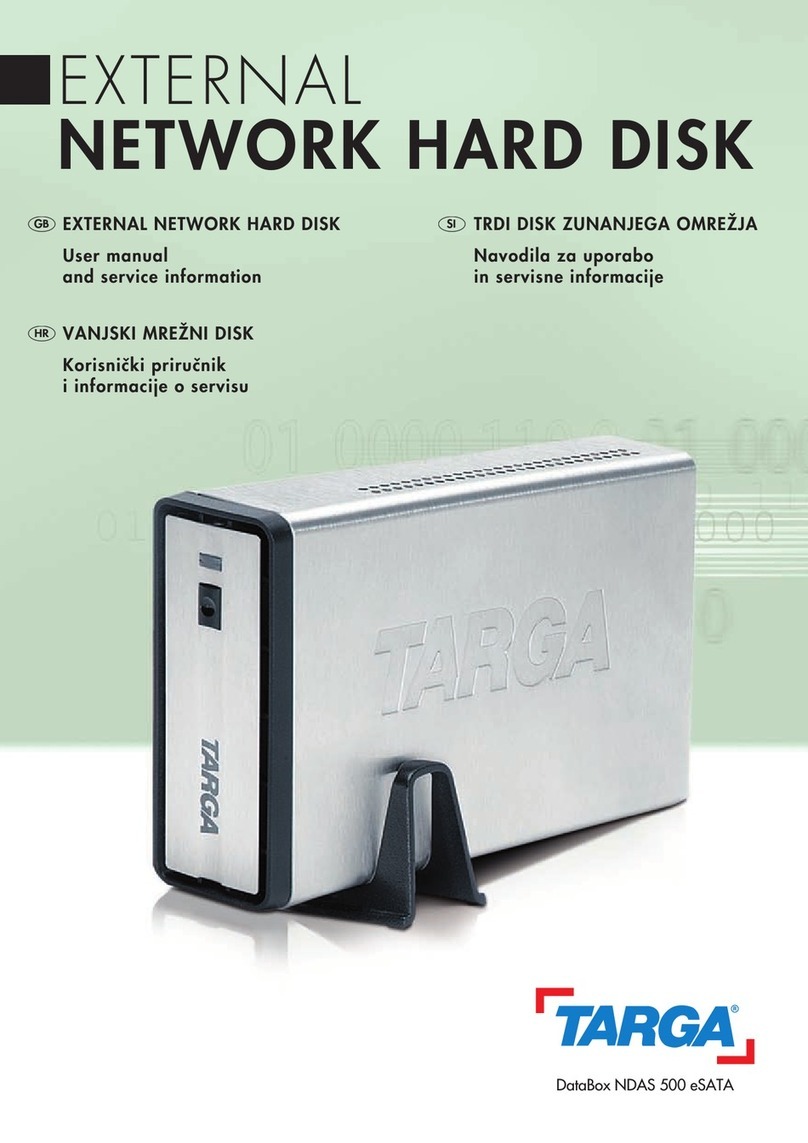 Targa External network hard disk user manual