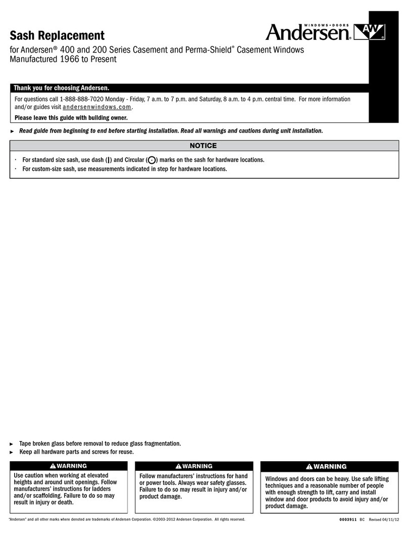 Andersen MSS-009B/A User manual