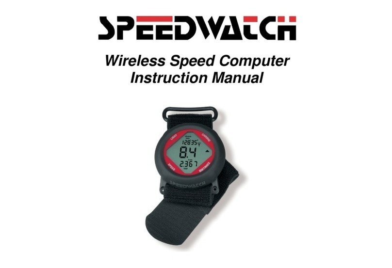 Speedwatch Wireless Speed Computer instruction manual