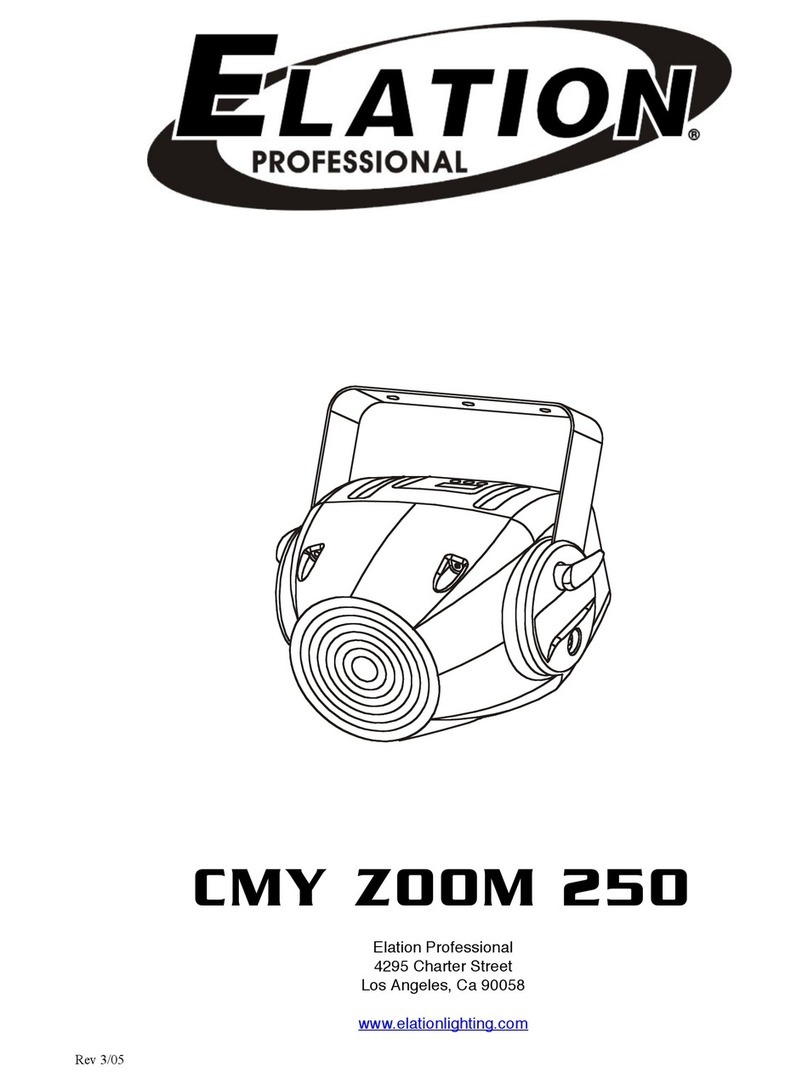 Elation CMY Zoom 250 User manual