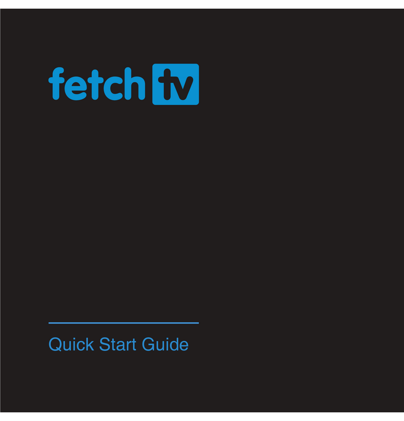 Fetch TV Set Top Box quick start guide