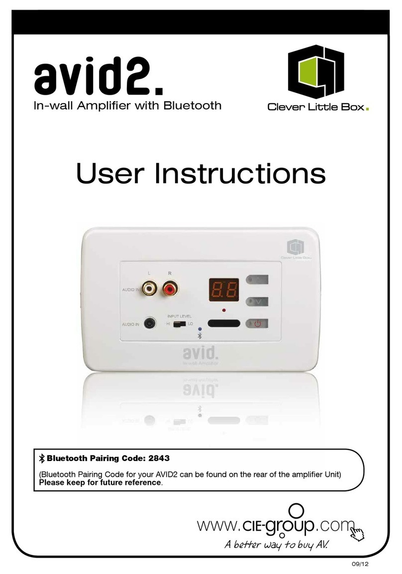 Clever Little Box avid2. User instructions
