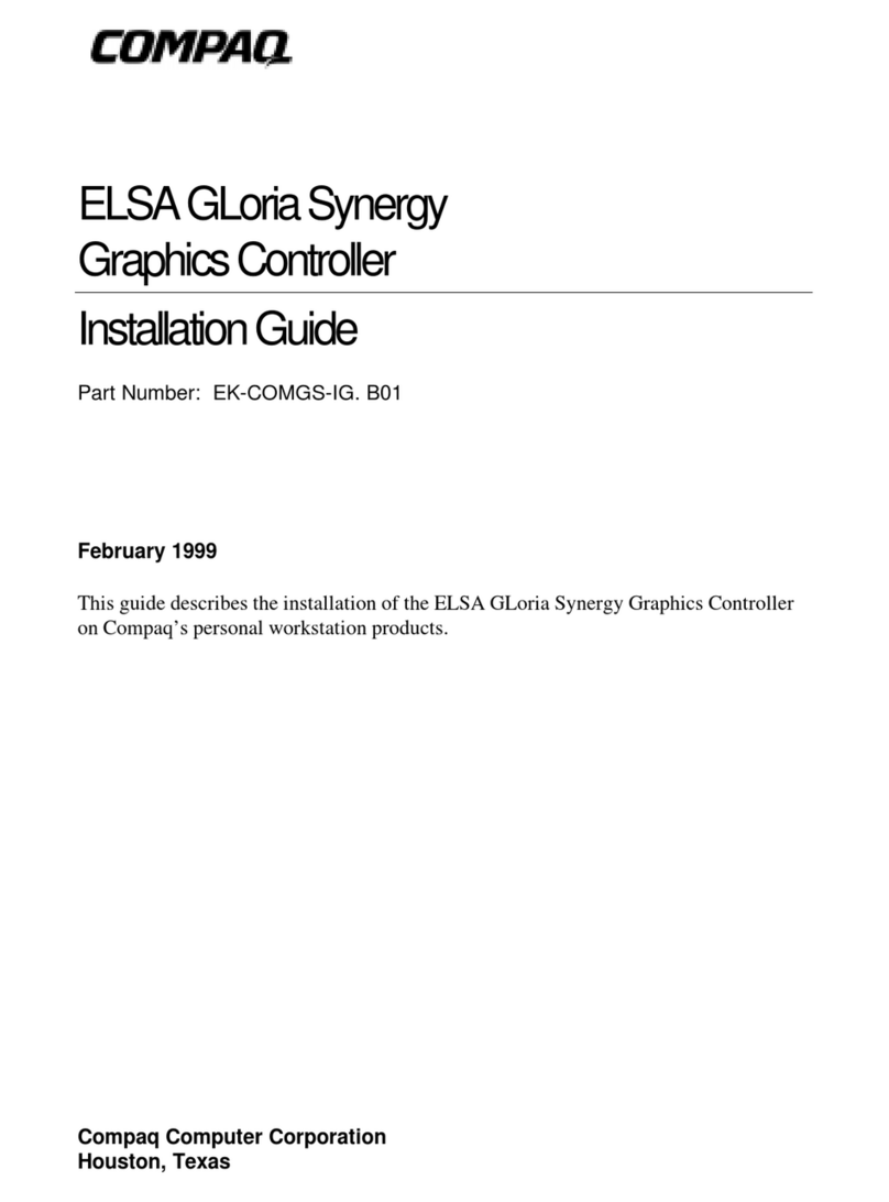 Compaq ELSA GLoria Synergy User manual