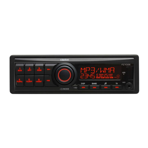 Clarion fz102e User manual