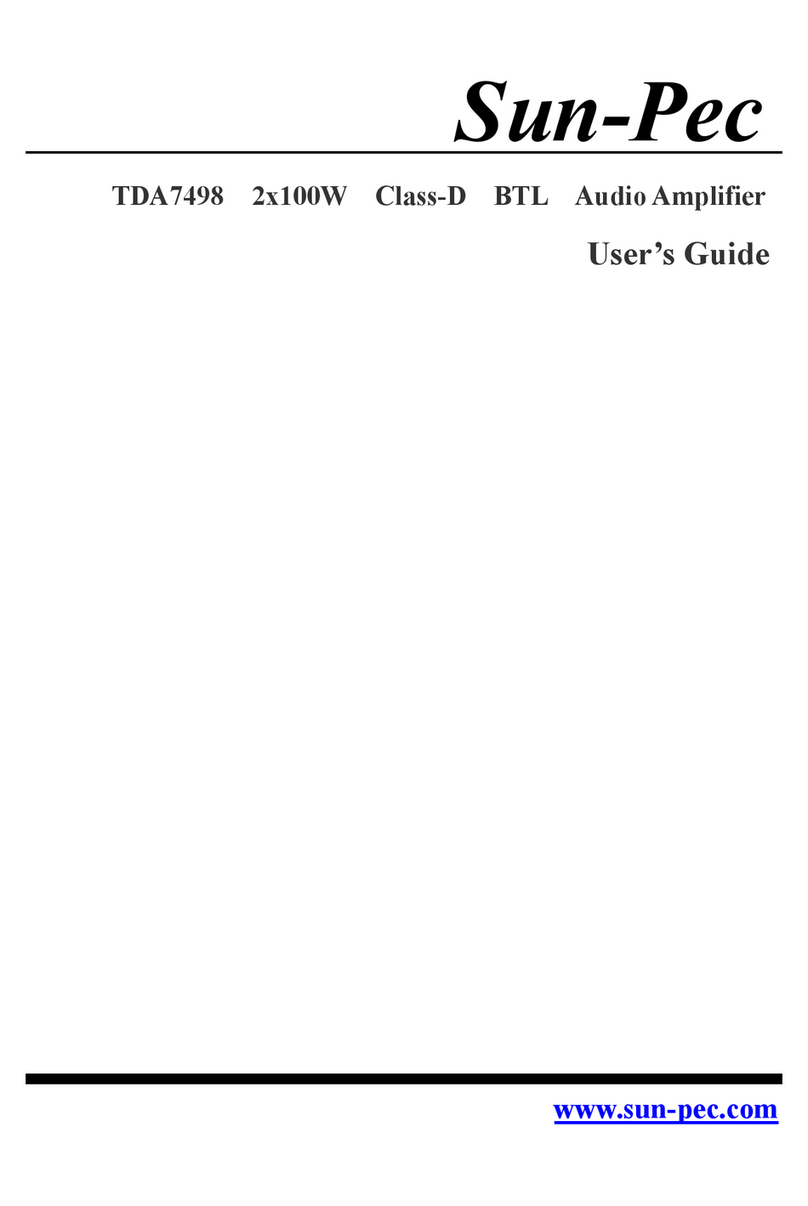 Sun-Pec TDA7498 user guide