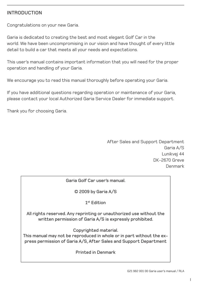 GARIA 1st Edition user manual