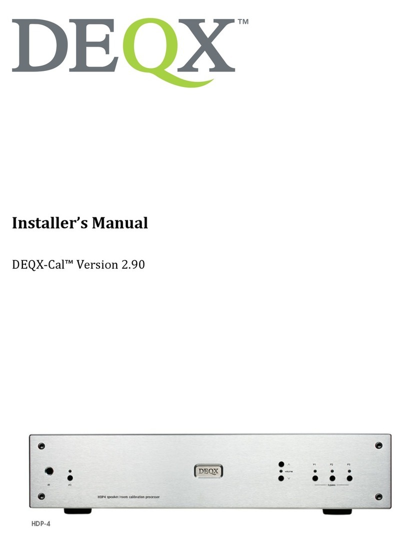 DEOX DEQX-Cal Installer manual