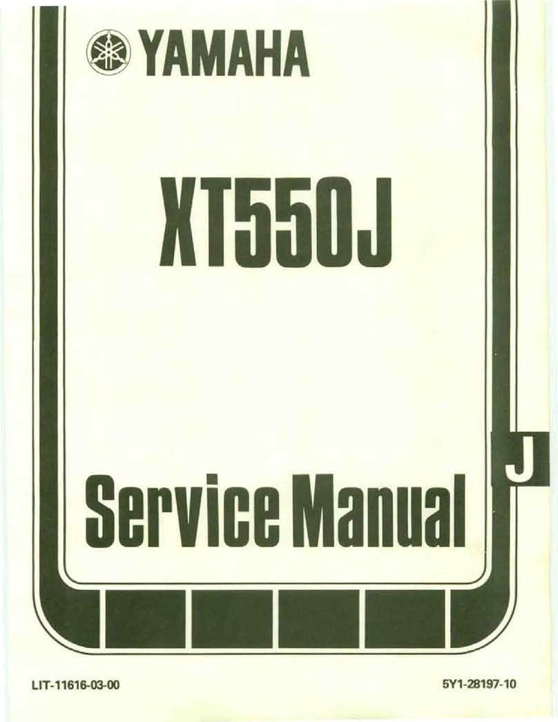 Yamaha XT550J User manual