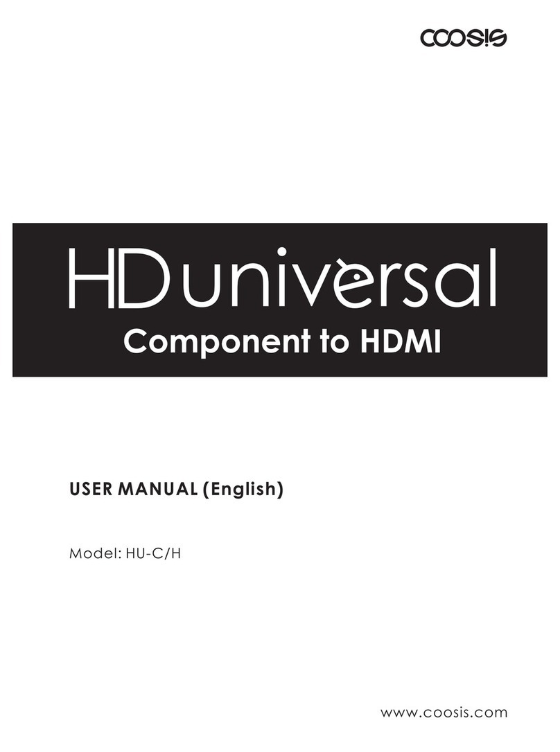 Coosis HU-C/H user manual