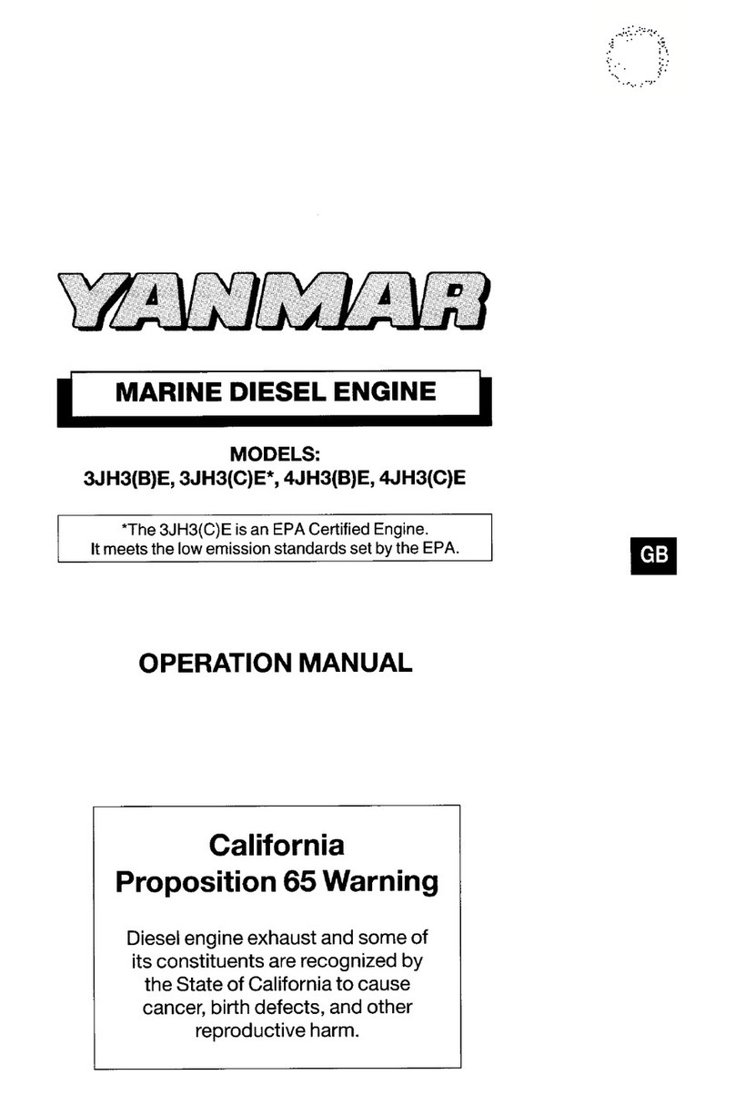 Yanmar 3JH3E Operation manual