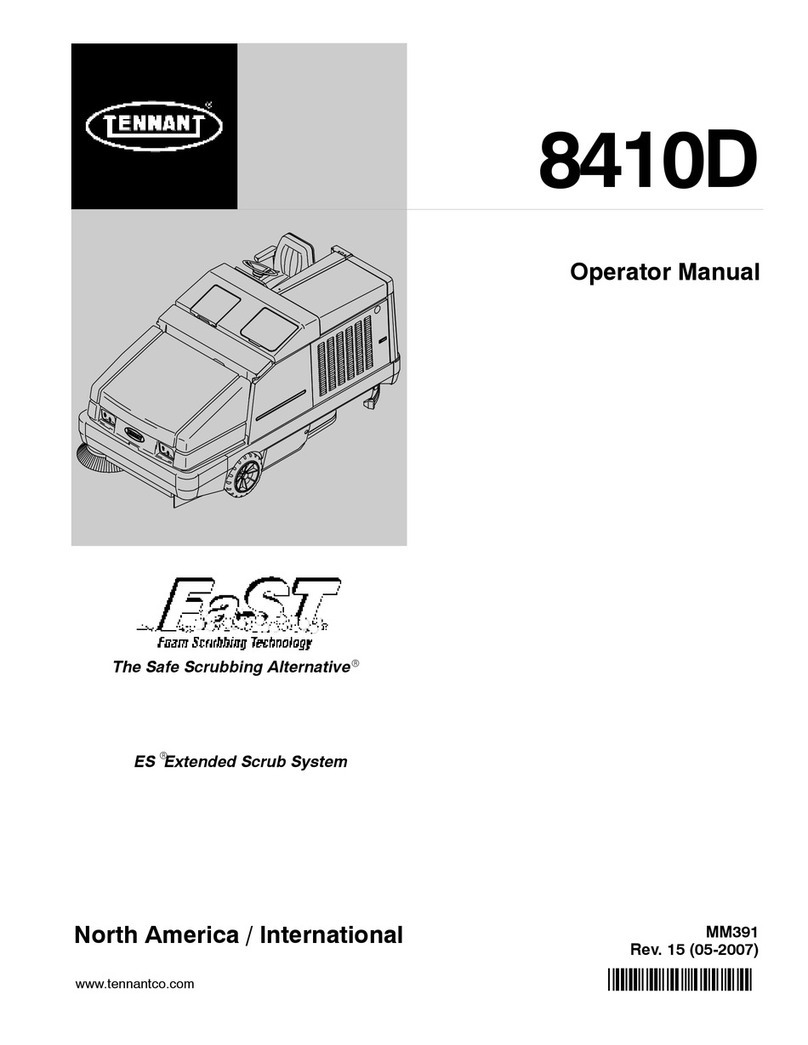Tennant 8410D User manual