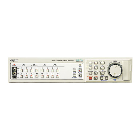 Sanyo DSR-3716P User manual