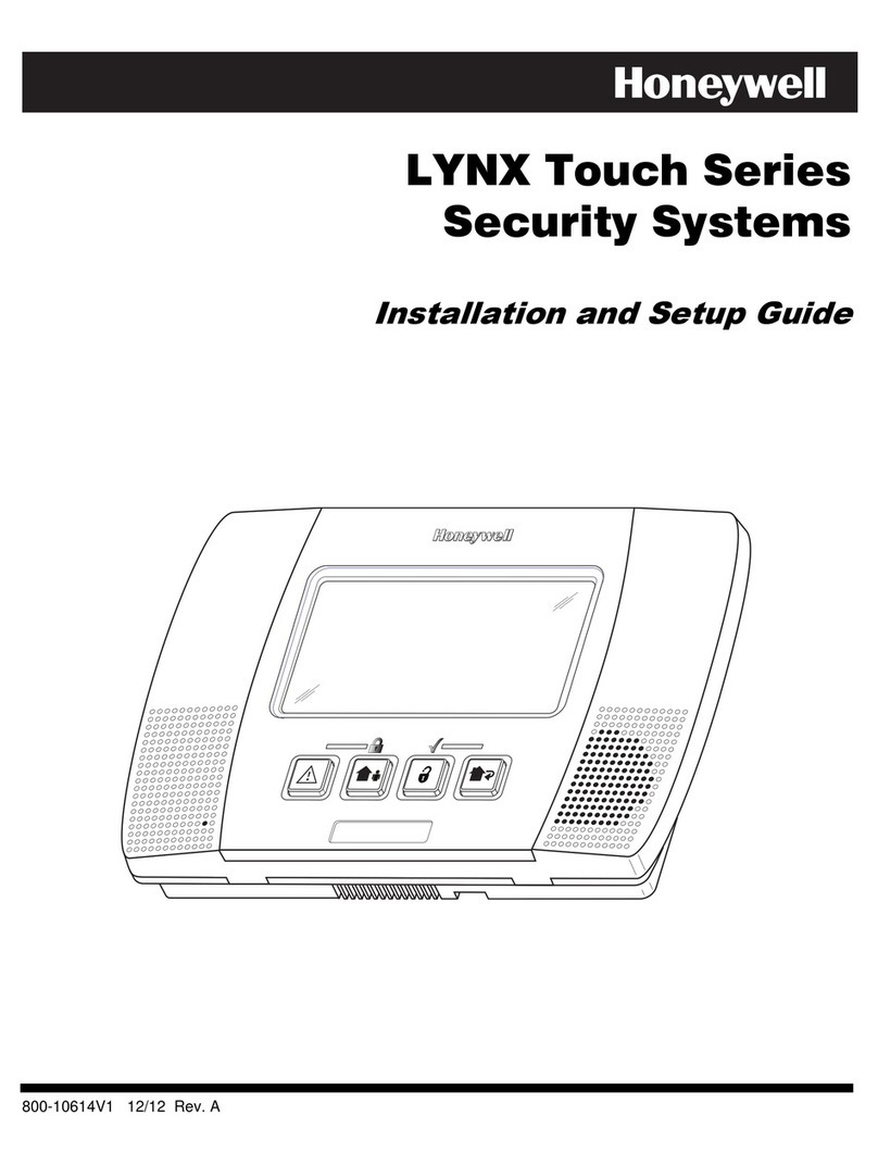 Honeywell LYNX Touch Series Installation and setup guide Honeywell LYNX Touch Series Installation and setup guide
