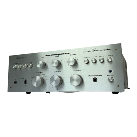 Marantz 1060 User manual