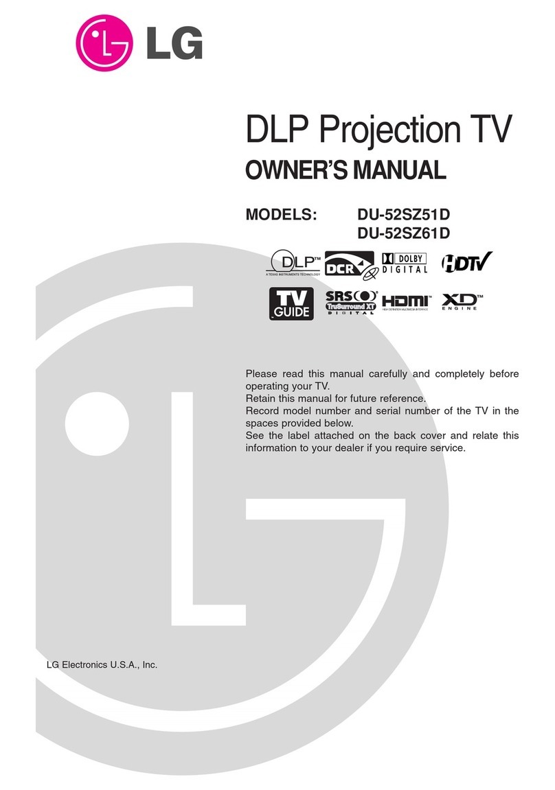 LG DU-52SZ51D User manual