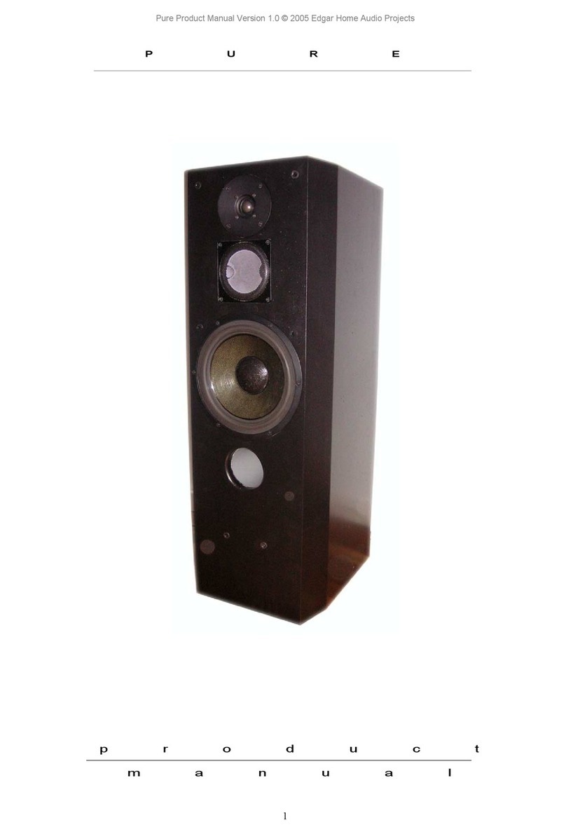Edgar Home Audio Projects Pure product manual