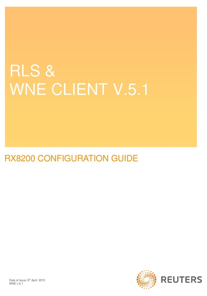 Thomson Reuters RX8200 Configuration guide