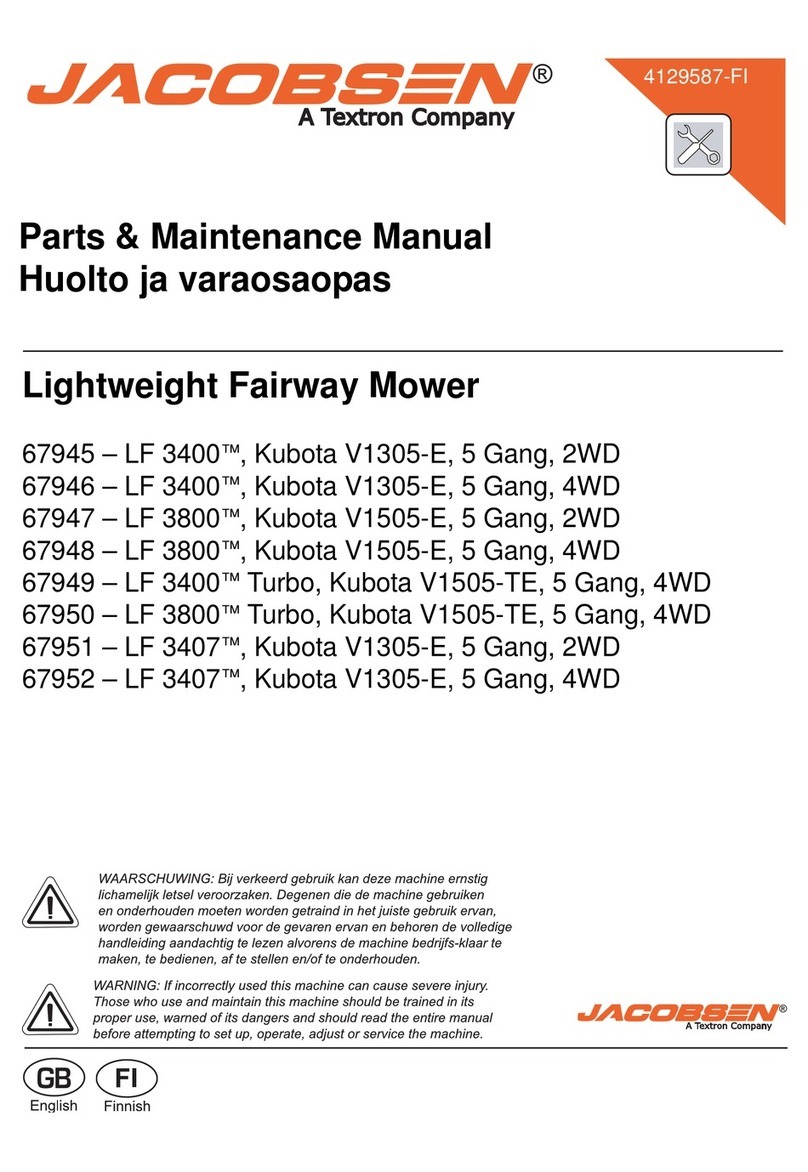 Jacobsen 67945 - LF 3400 User manual Jacobsen 67945 - LF 3400 User manual
