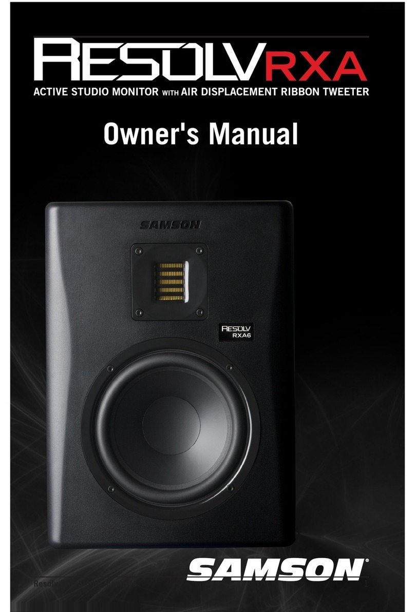 Samson Resolv RXA5 owner's manual