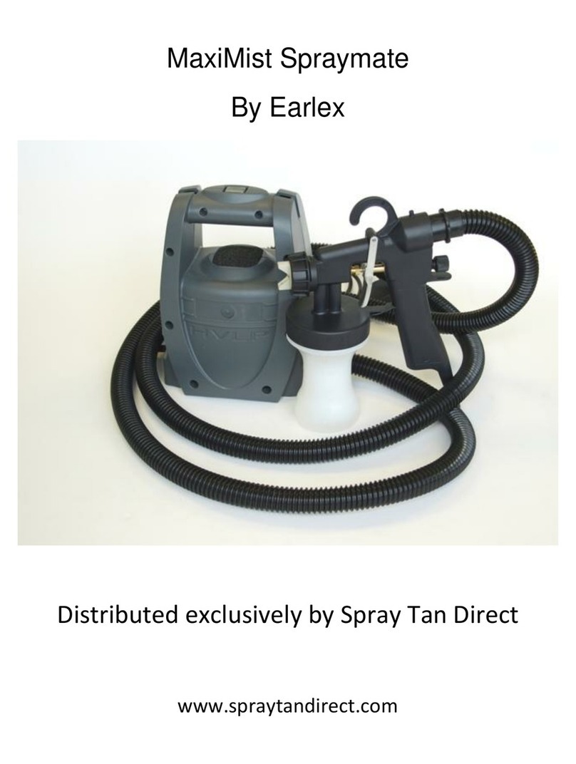 Earlex MaxiMist User instructions